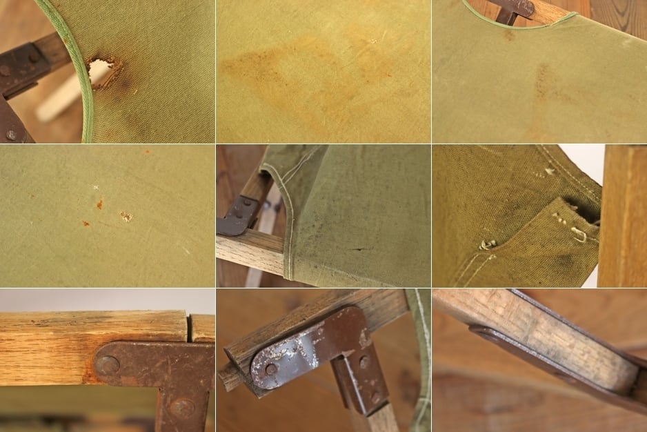 ヴィンテージ 軍用ベッド フォールディングコット キャンプ 組み立て