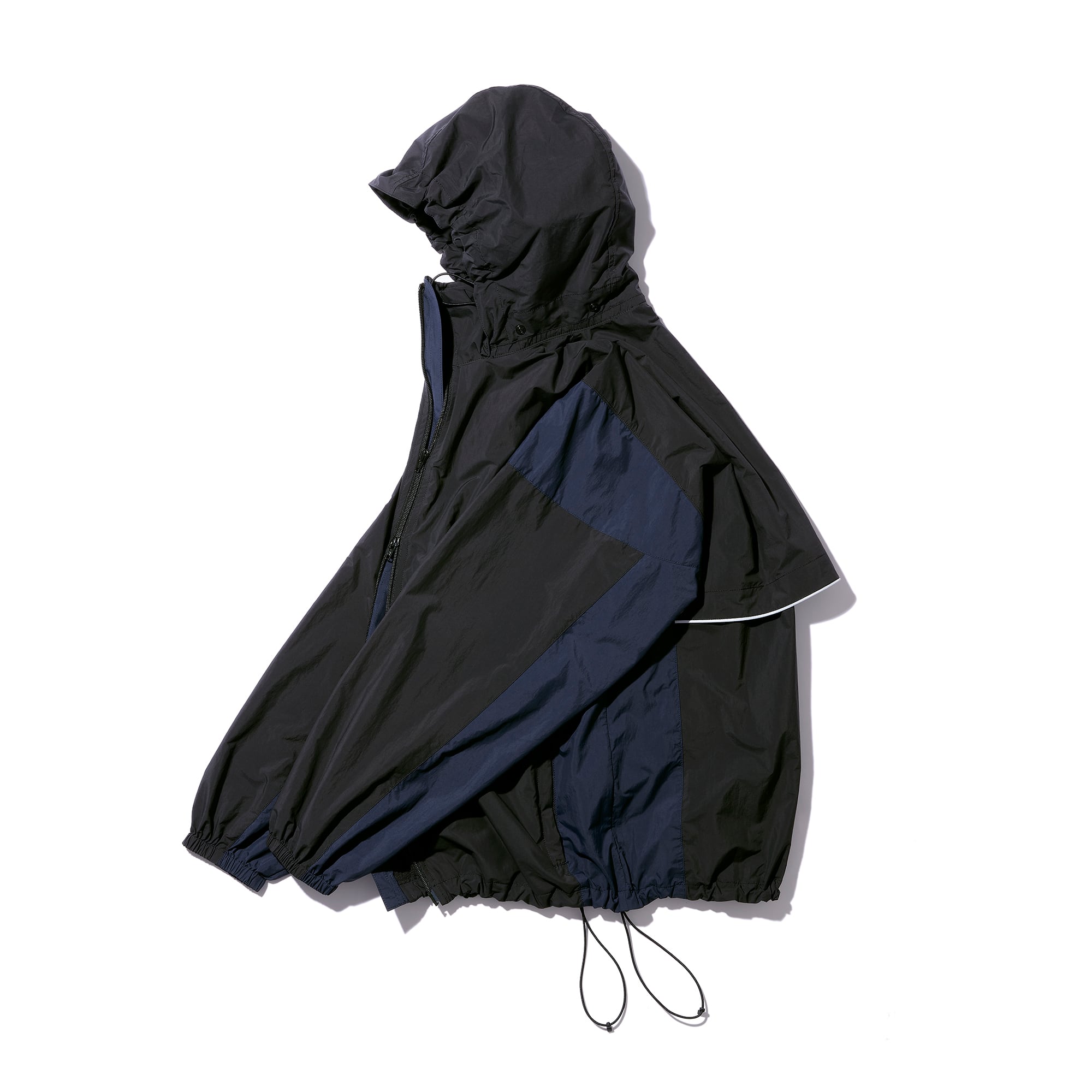 ジャケット・アウター everyone two-tone light weight nylon jk everyone two-tone light weight nylon jacket (BLACK/NAVY) | everyone
