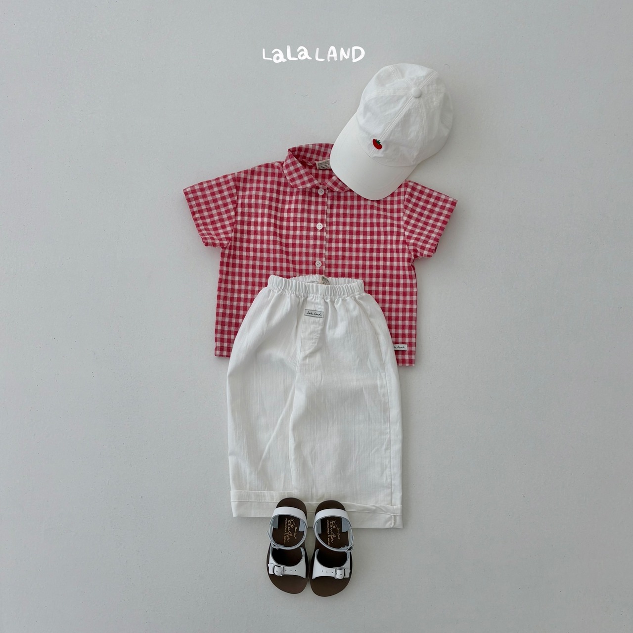 【取寄/韓国直送】LALALAND 26/SM （Kids）ティルダ半袖シャツ｜夏服｜韓国子供服