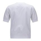 WOMEN MESH BLOCK SHORT T-SHIRT