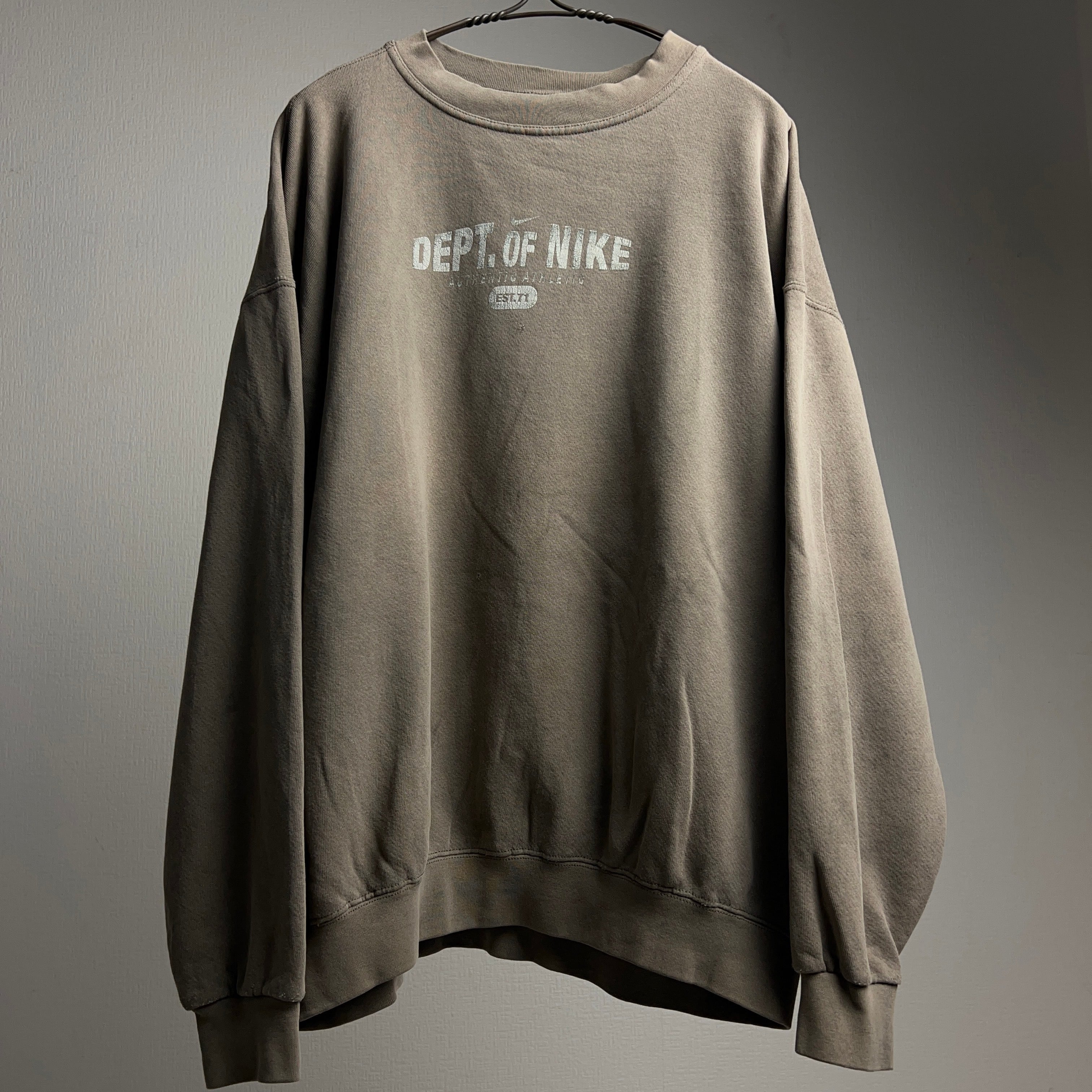 90's NIKE PRINT SWEATSHIRT USA製 90年代 ナイキ ロゴ 90's NIKE PRINT SWEATSHIRT USA製 90年代 ナイキ ロゴ