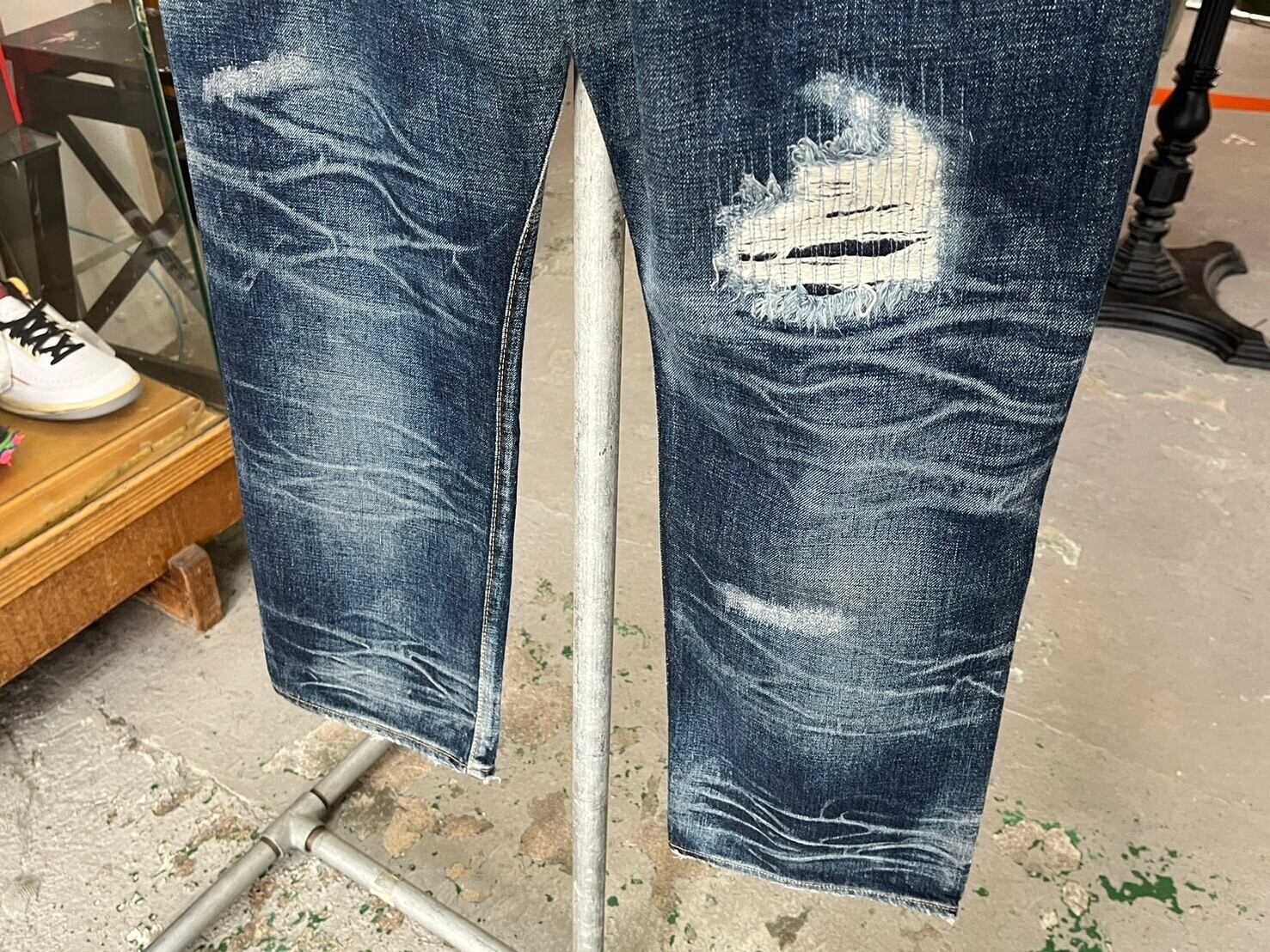 WTAPS BLUES BASIC TRASH DENIM MEDIUM 76271 | BRAND BUYERS OSAKA