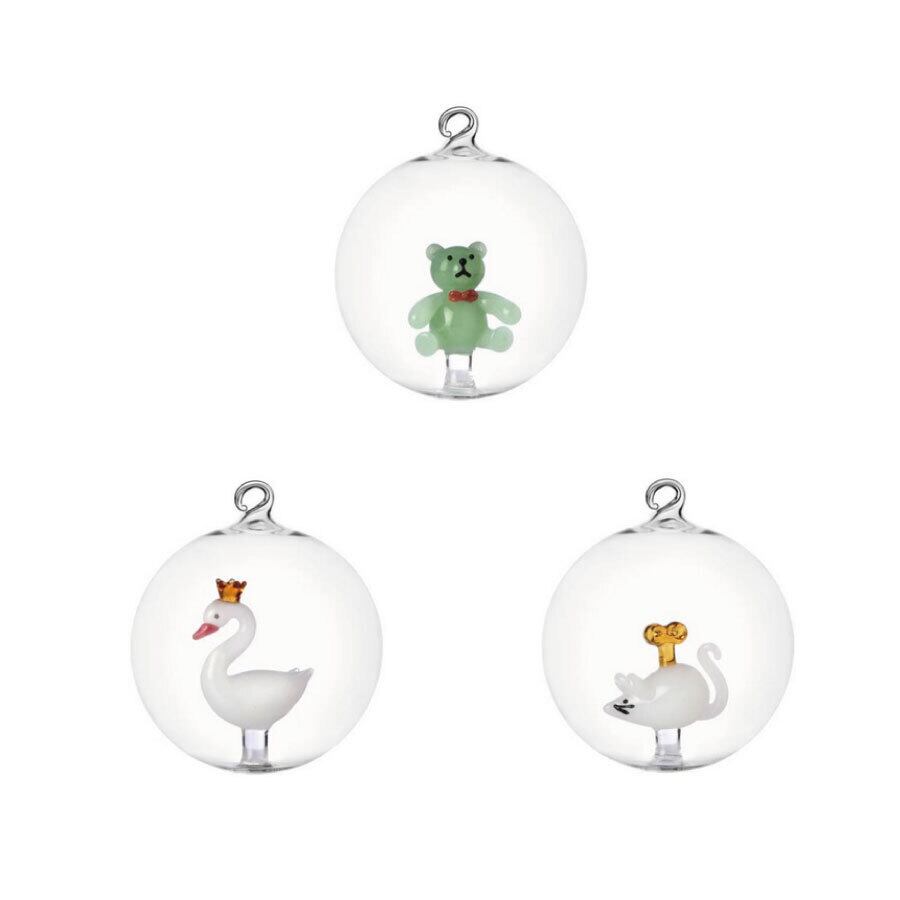 CHENDORF (イッケンドルフ) SCHIACCIANOCI/Christmas ball くるみ割り人形登場モチーフ ガラスオーナメント