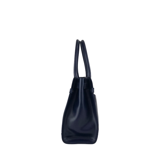 Salvatore Ferragamo サルヴァトーレ フェラガモ ハンドバッグ ネイビー ガンチーニ レザー トートバッグ vintage ヴィンテージ オールド 6faja2