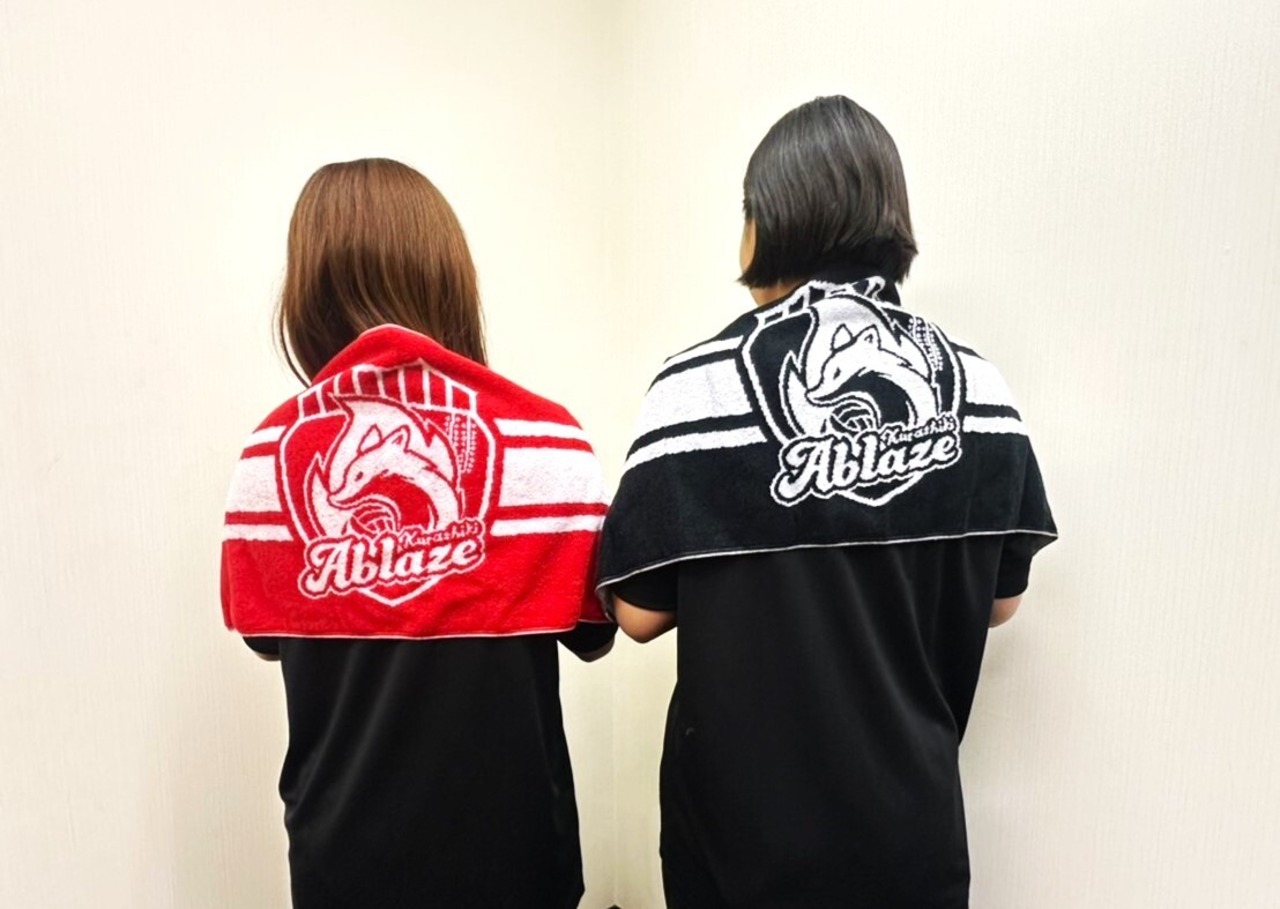 フェイスタオル レッド　　＜Face Towel Red　＞