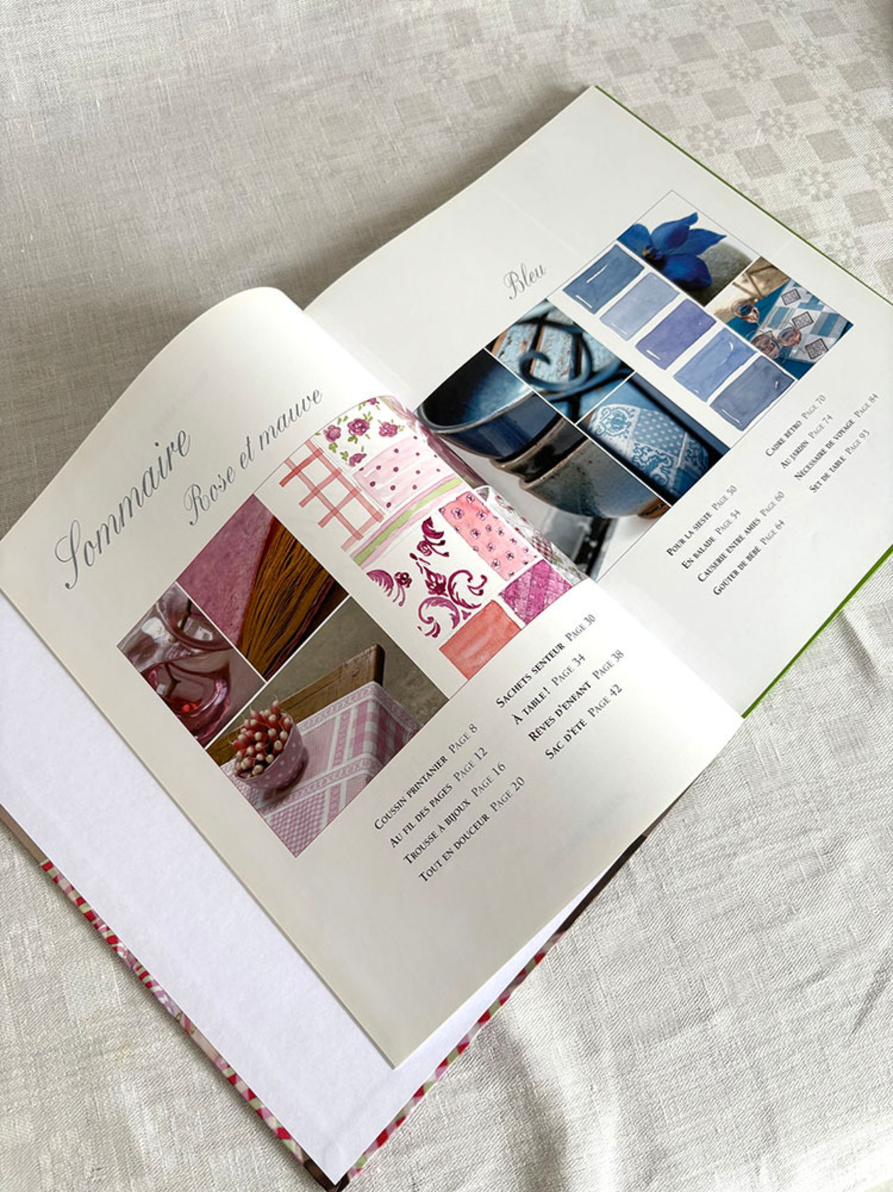 フランス古本　パッチワーク　刺繍　ABC　クロスステッチ　手芸本　12psea9-2　