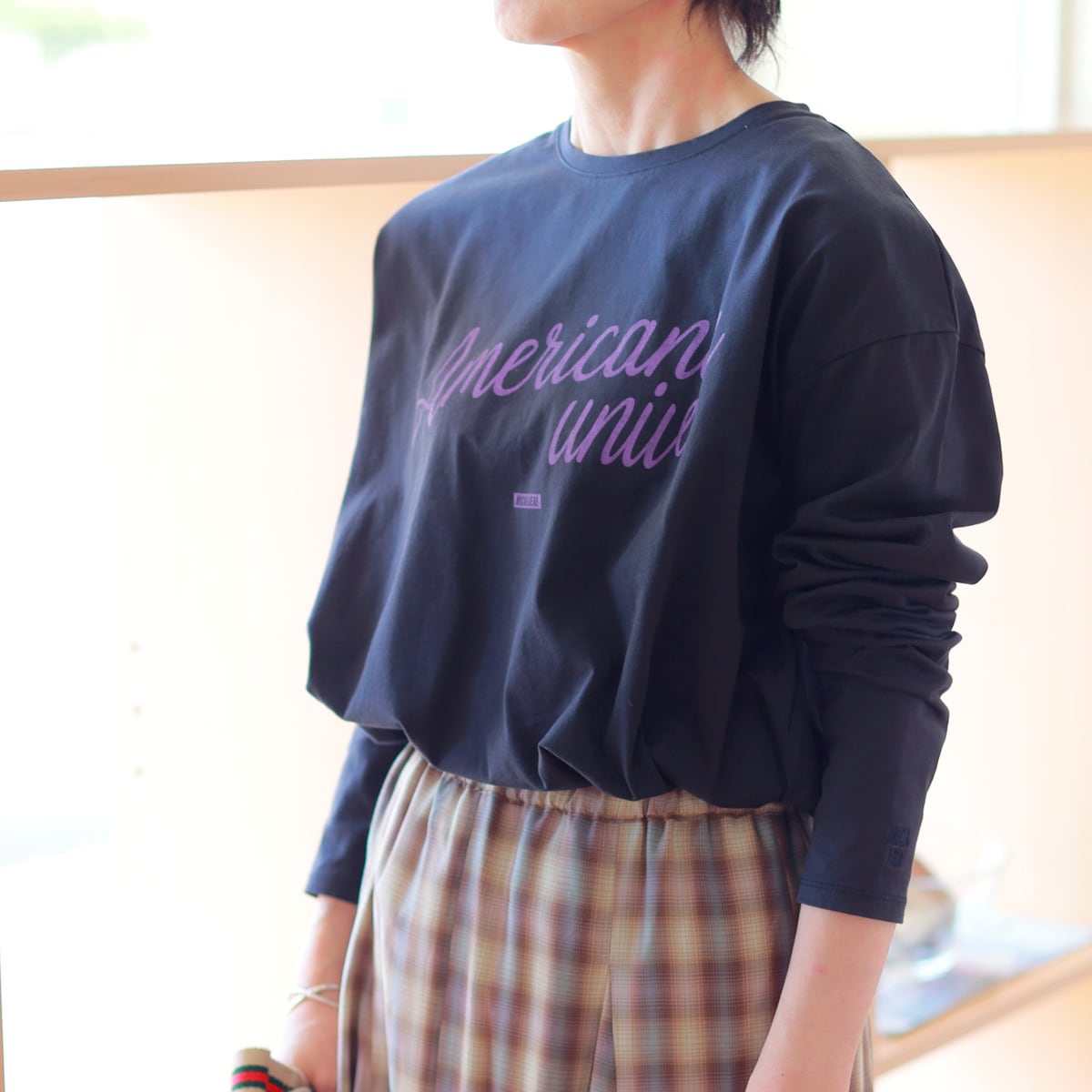 MICA&DEAL (マイカ&ディール) AMERICANAコラボ 15th ANNIVERSARY ロングスリーブ Tee