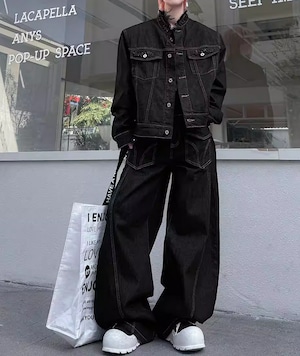 エンブロイダリーフラップ・ホワイト・ワイドセットアップ