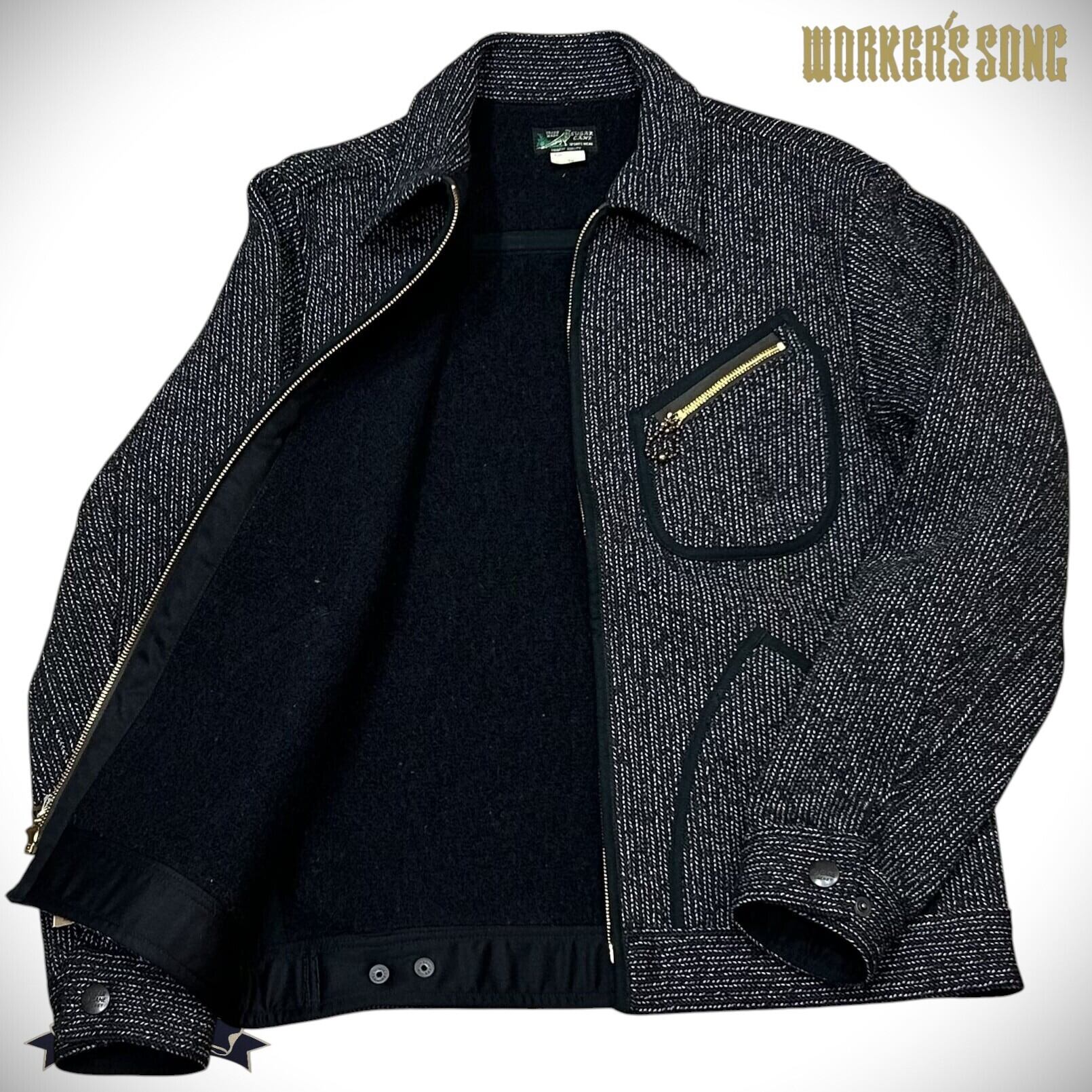 シュガーケーン ビーチクロス ジップ ジャケット アメカジ ごましお