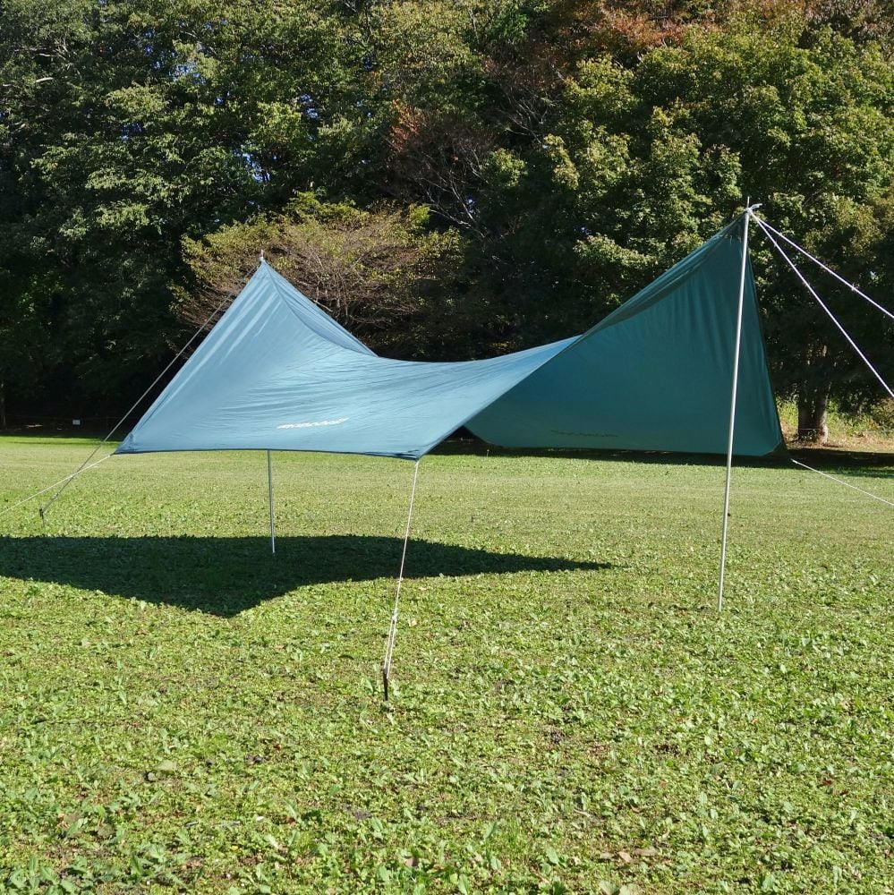 美品 モンベル mont bell Mini Tarp HX ポール セット 美品 モンベル mont bell Mini Tarp HX ポール セット