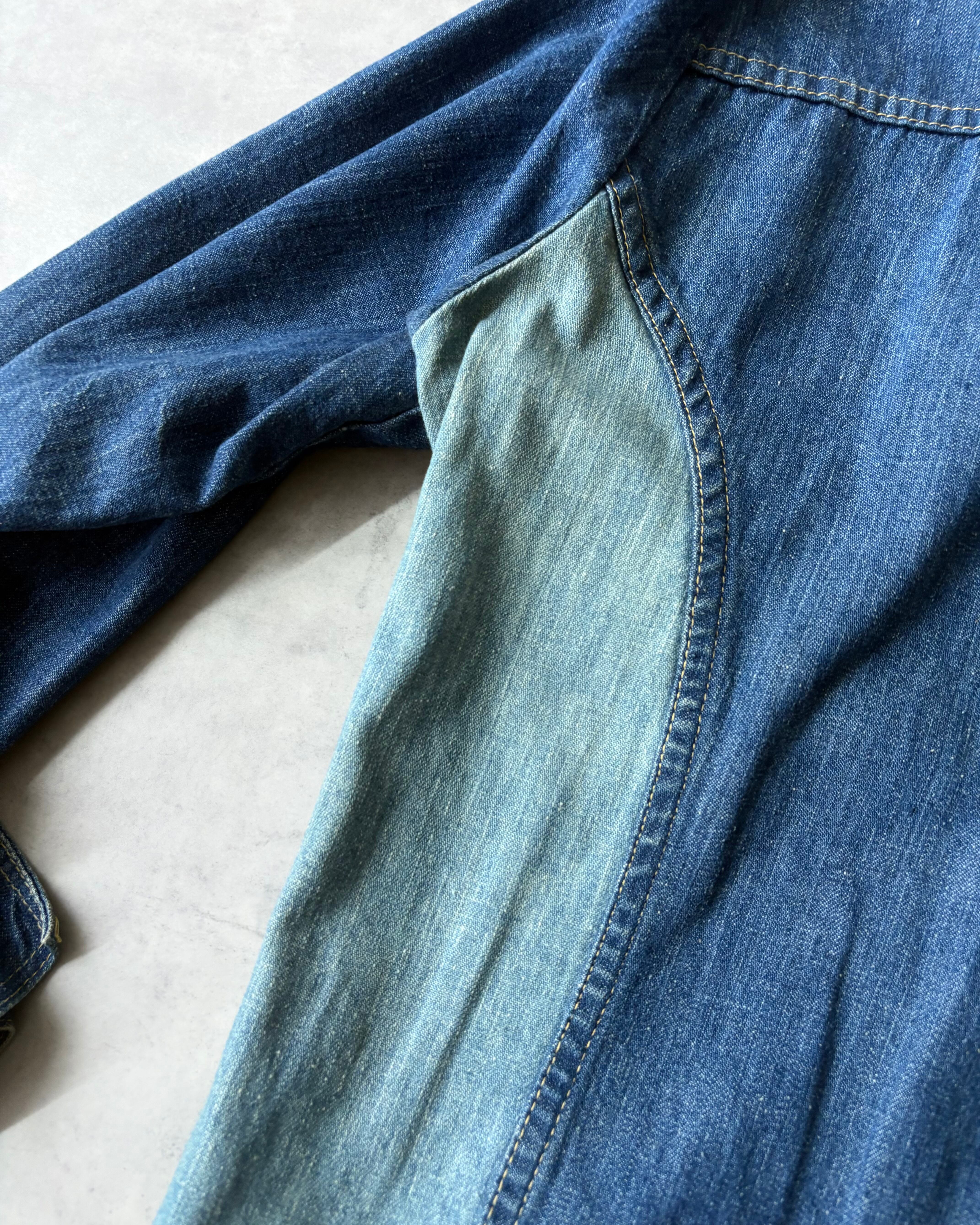 70s WRANGLER 2tone Denim Jacket 