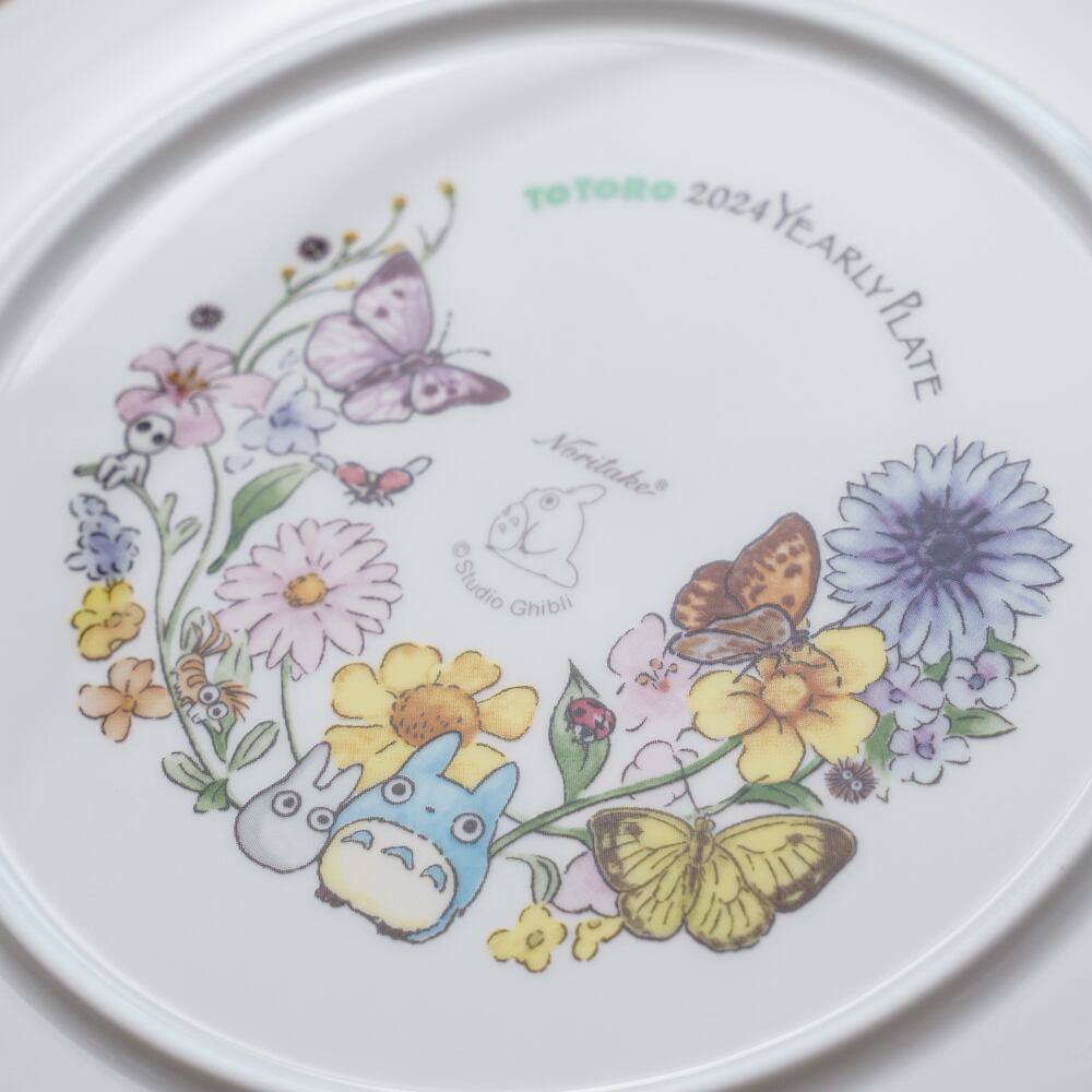 となりのトトロ 2024年イヤリープレート 皿立て付（ Noritake/0733 