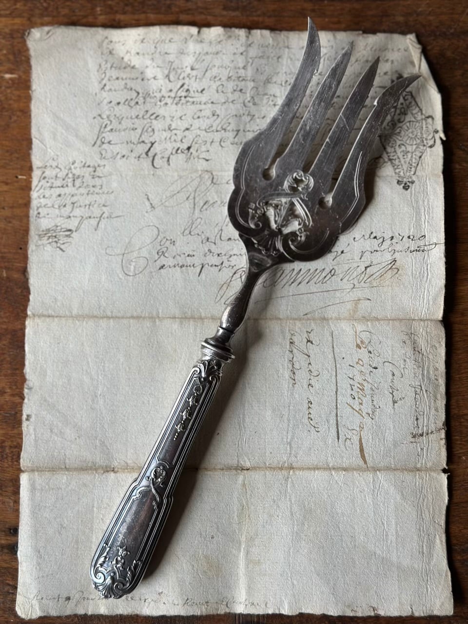 サービングフォーク 焼き菓子 魚料理 | Brocante de La Cocotte