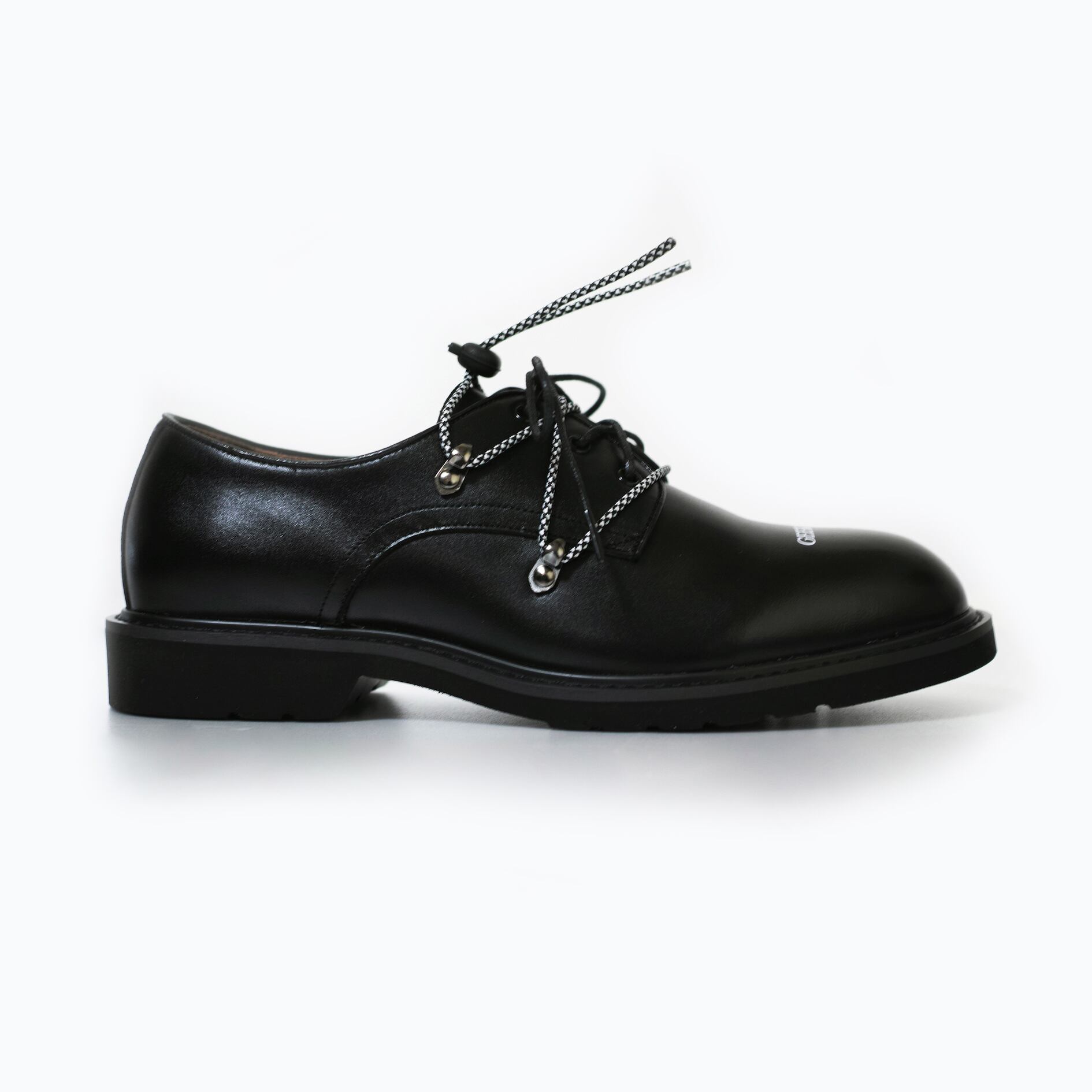 "TREKKING and DRESS" CUSTOM LEATHER SHOES BLACK