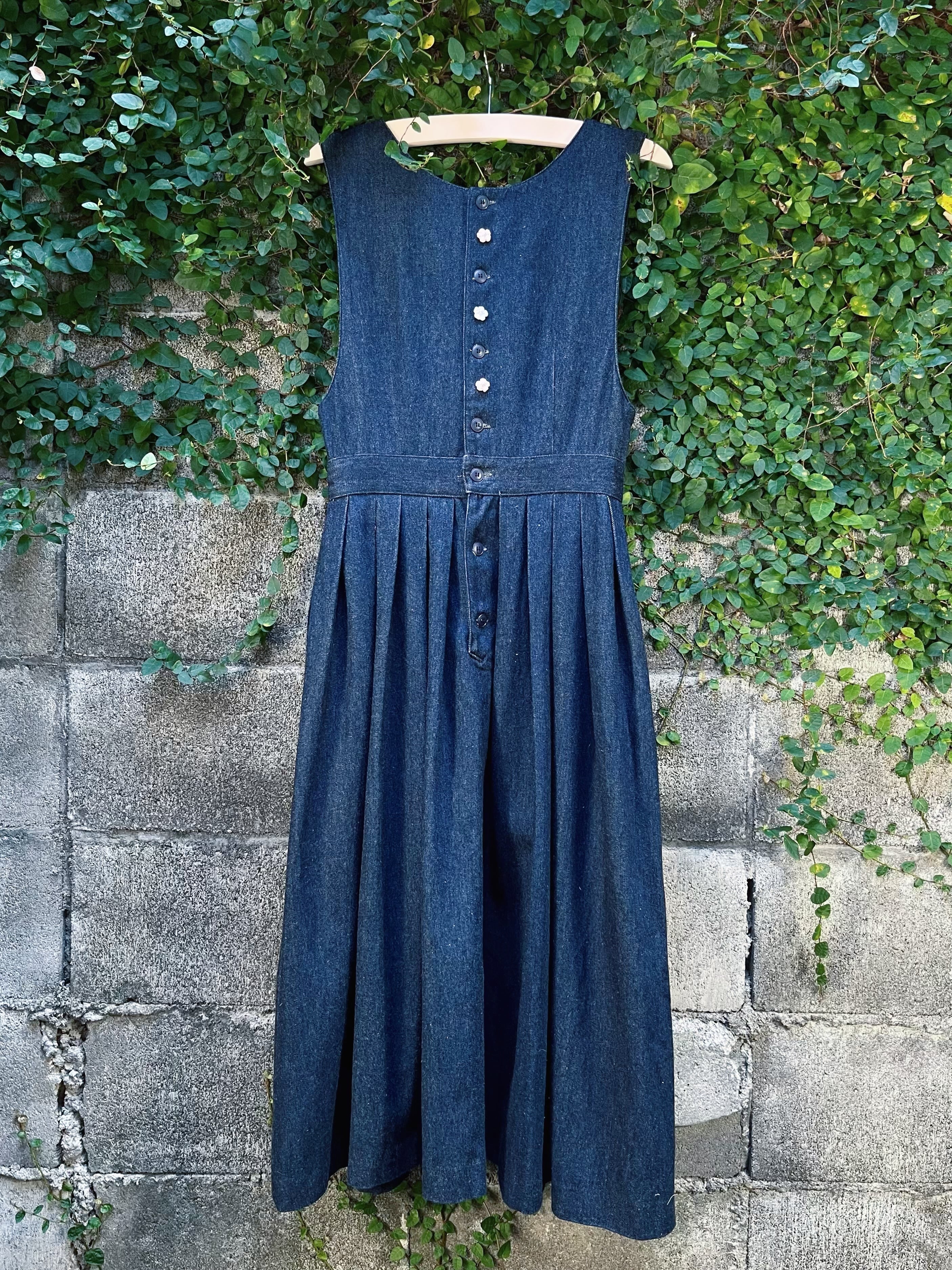 remake ✂︎ fairy's outing denim jumper skirt