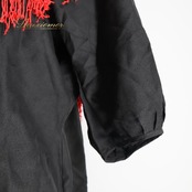 フラメンコ 衣装 ドレス ワンピース ブラック系 シージョ セット 黒 赤 ボランテ フリル ドット 水玉 フレコ 梯子リボン ボリューム 華やか かわいい ダンス衣装 イベント ステージ レディース おしゃれ ドット柄 レッド系