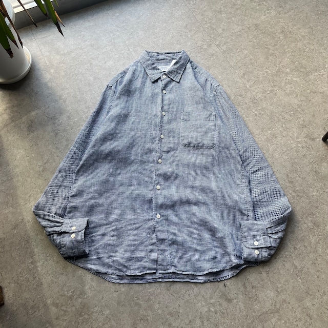 90s~ GIVENCHY gingham check shirt 【仙台店】