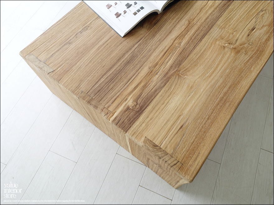 オールドチーク無垢材 リビングテーブルVie180N 座敷机 座卓 センター