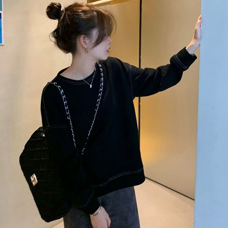 トレーナー レディース トップス 長袖 スウェット レディース トップス プルオーバー レディース トレーナー 長袖 レディース カットソー 長袖 トレーナー レディース かわいい 長袖カットソー 春新作 春 春服 新作 オートミール ブラック 黒 オレンジ グリーン P23