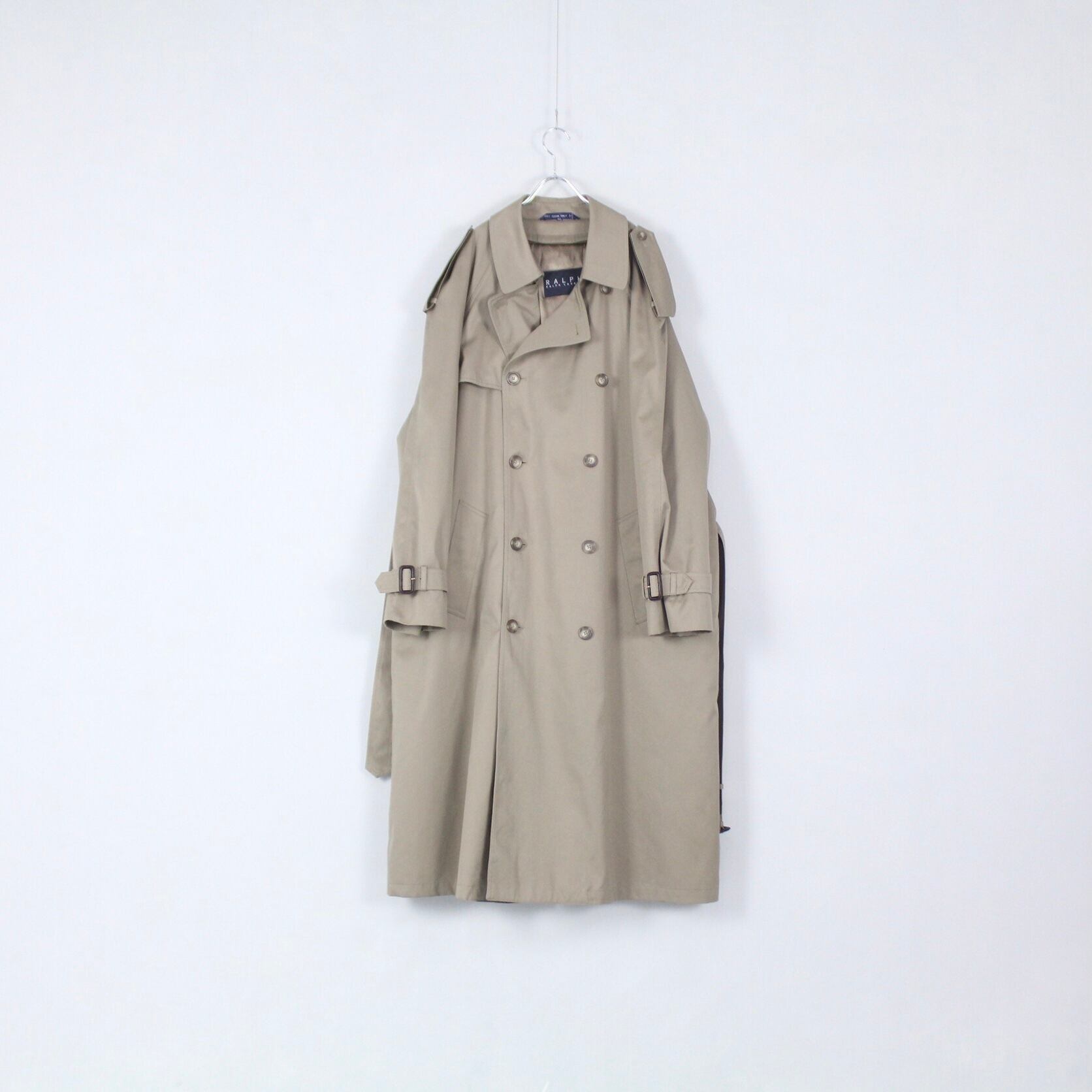 RALPH RALPH LAUREN グレージュカラー ライナー付き ロングトレンチ