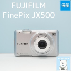 FUJIFILM FinePix JX500 デジカメ スマホ転送OK フルセット シロクマカメラ a7601