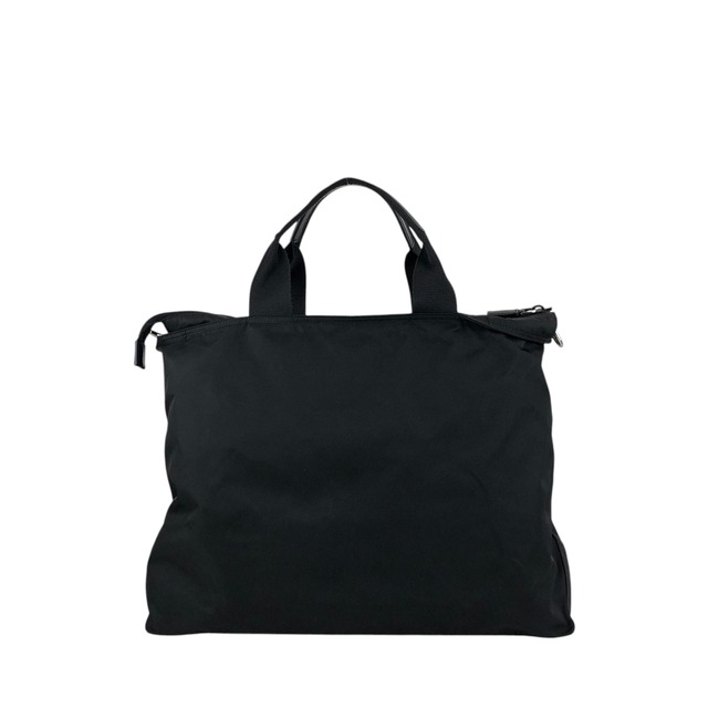 PRADA プラダ ショルダーバッグ ブラック トライアングルロゴ ナイロン 2WAY トートバッグ vintage ヴィンテージ オールド zdgz8g