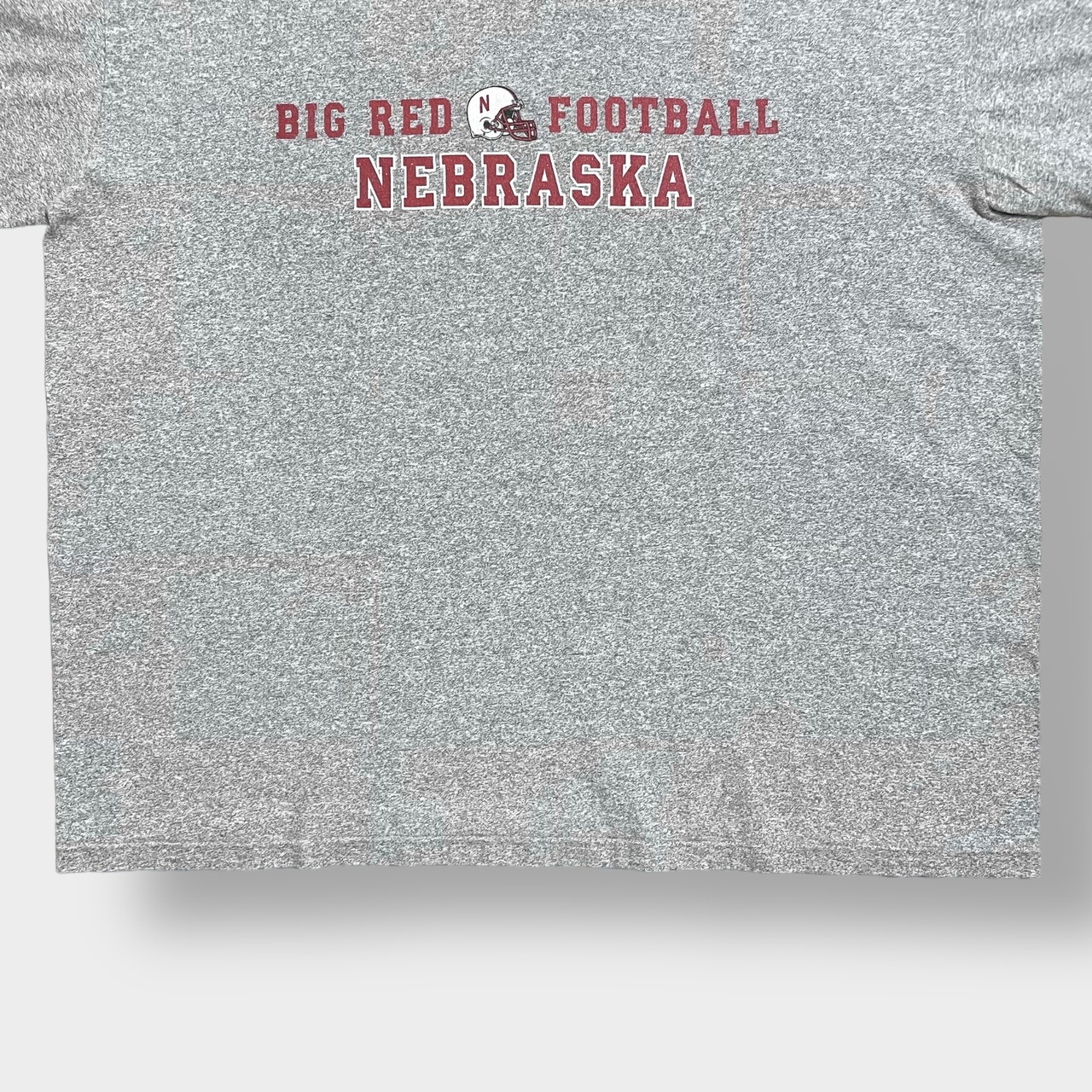 【cotton exchange】90s USA製 カレッジ ネブラスカ大学 NEBRASKA Tシャツ アメフト Cornhuskers ハスカーズ ロゴ プリント 刺繍ロゴ シングルステッチ 2XL ビッグサイズ ビンテージ US古着