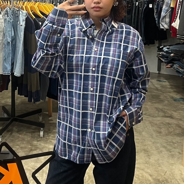 【TOMMY HILFIGER/トミーヒルフィガー】長袖シャツ