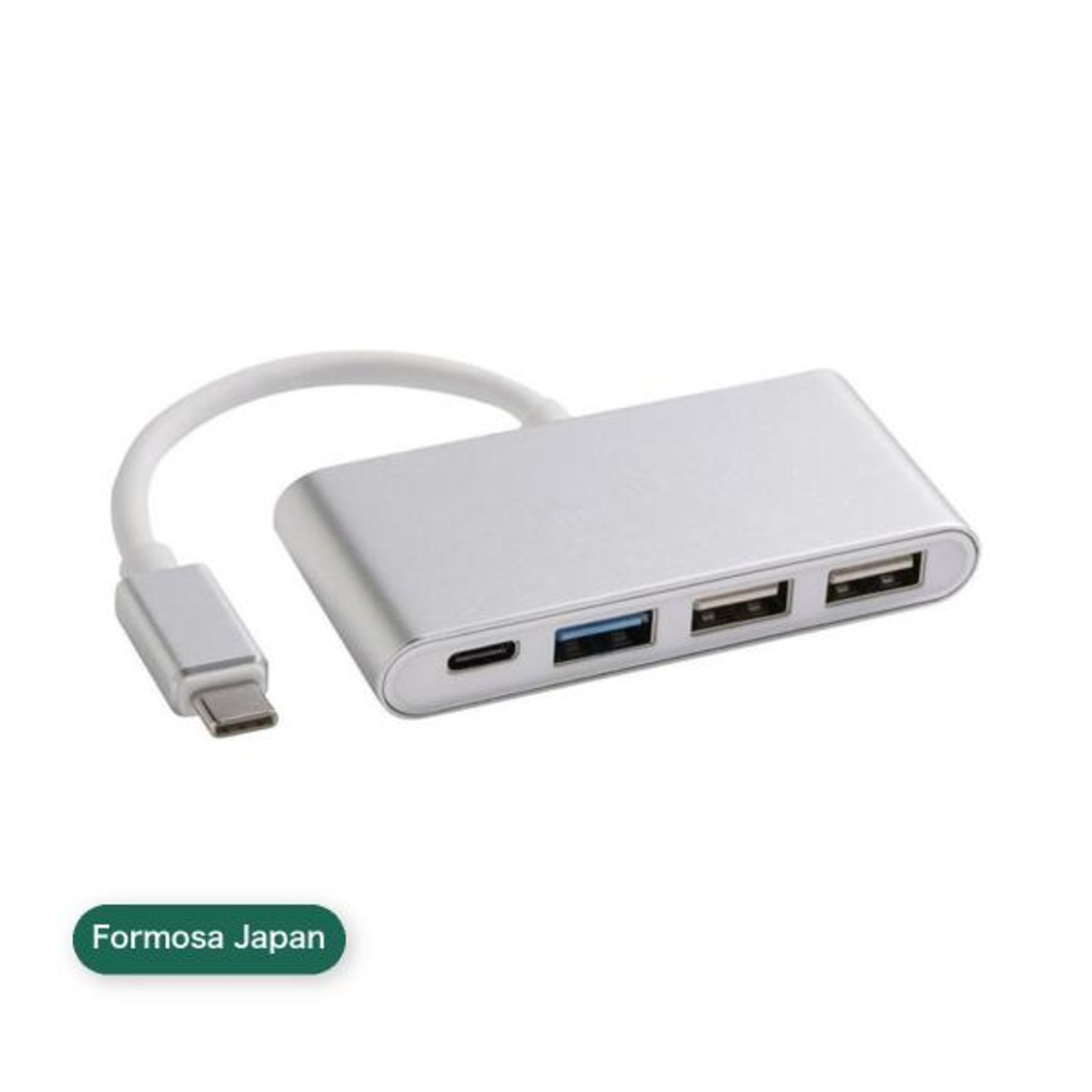 Formosa Japan USB-C USB 3.0 HUB ハブ アダプター シルバー