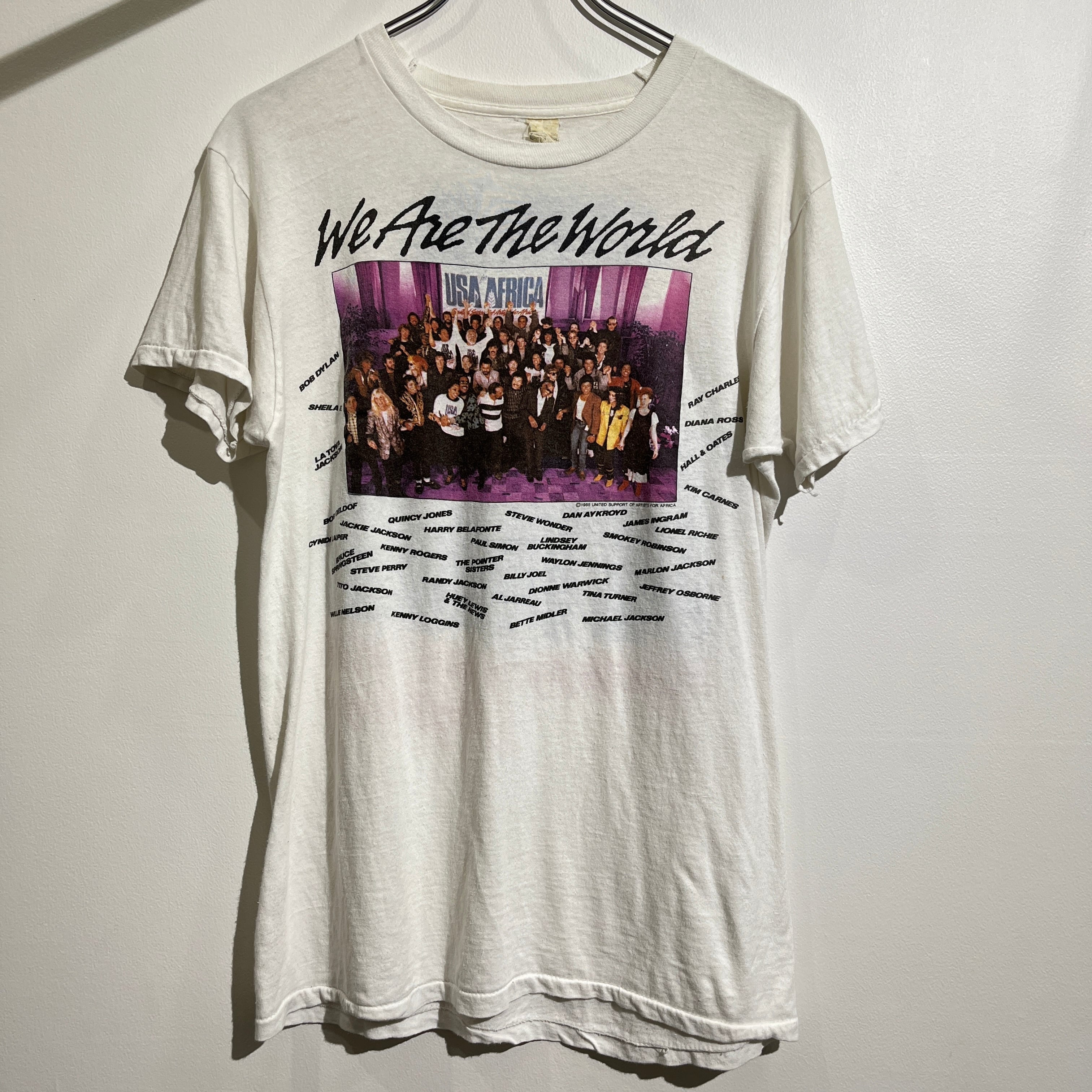 USA for AFRICA WE ARE THE WORLD 長袖Tシャツ S気に入った方いかがでしょうか