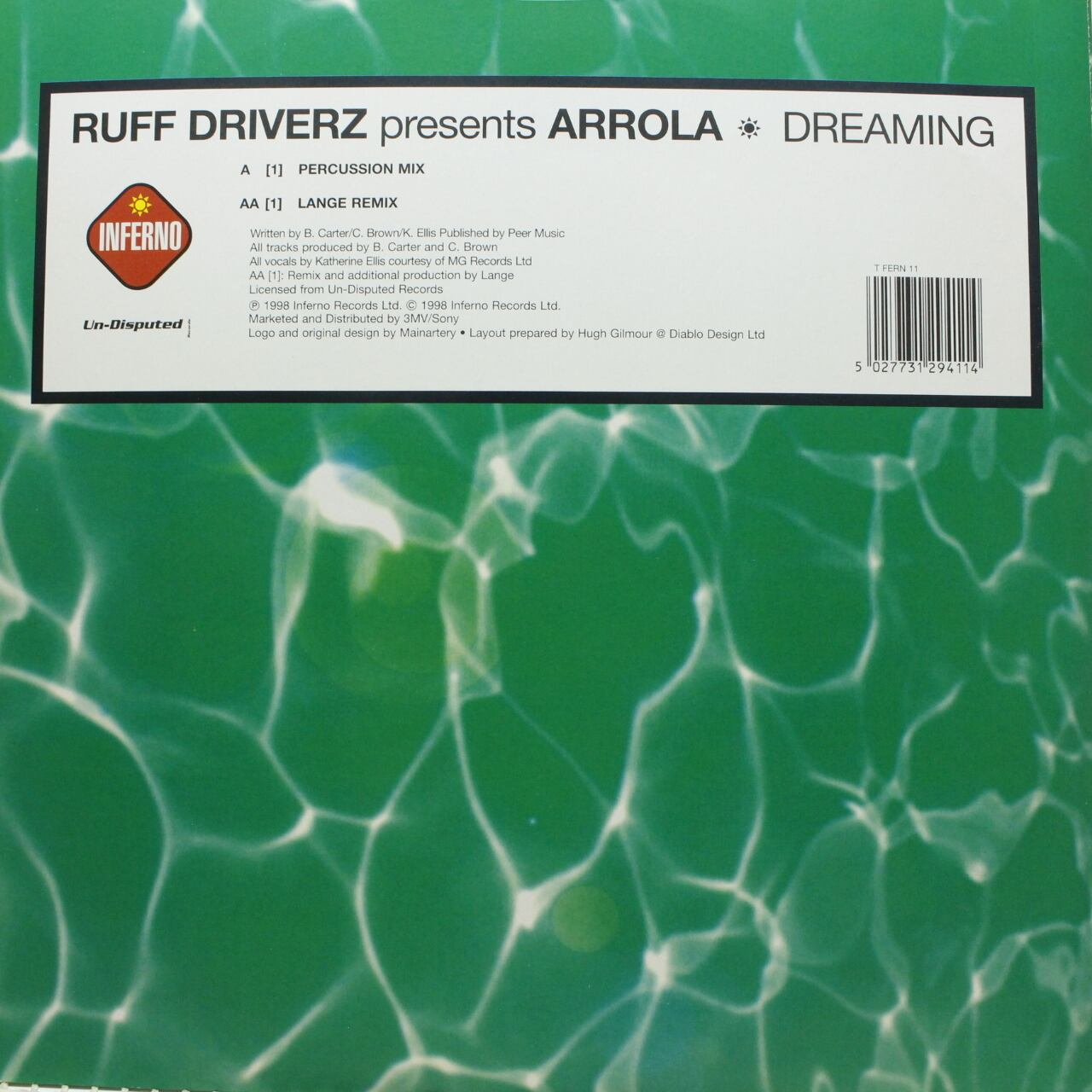 Ruff Driverz Presents Arrola / Dreaming [TFERN 11] - 画像2