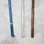 ベリーダンス 小物 まとめ売り アサヤ 6点 セット ステッキ 杖 青 赤 金 ラメ スパンコール カラフル キラキラ 小道具 ケース付き ステージ ショー レッスン 練習 木 茶 ストレート ブルー系 ゴールド系 シルバー系 ブラウン系 レッド系