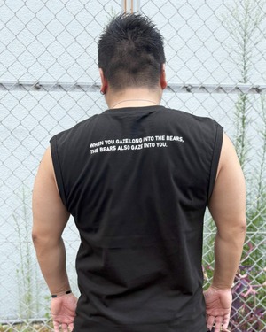 [BEAR GAZER] D-FACTORY プレミアムコンフォートノースリーブ・Black