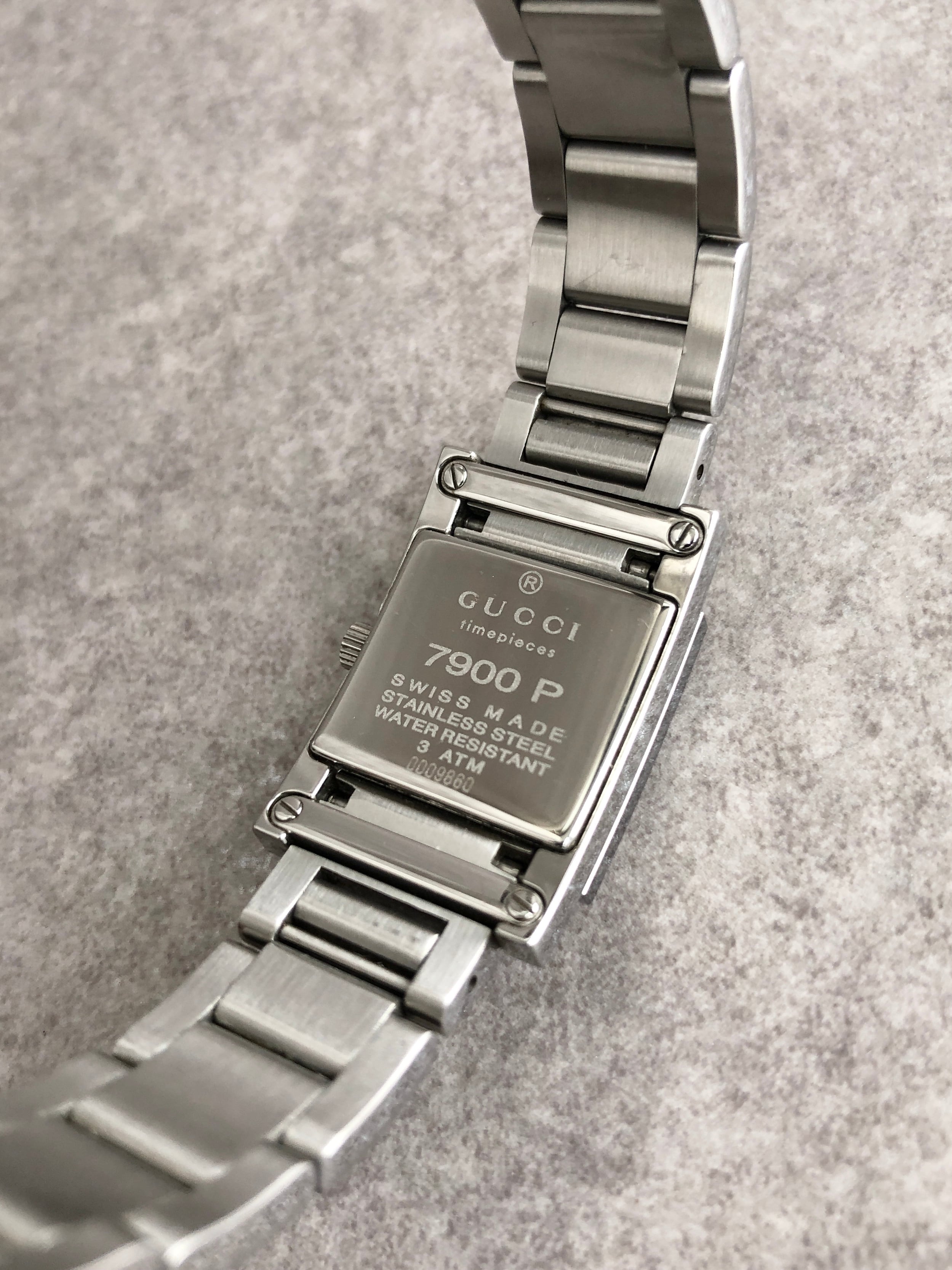 GUCCI グッチ 腕時計 シルバー ステンレススチール クウォーツ 7900P