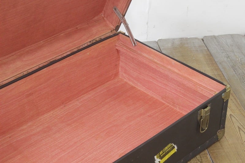 ヴィンテージ U.S. アメリカ トランク 船舶 旅行鞄 かばん 収納