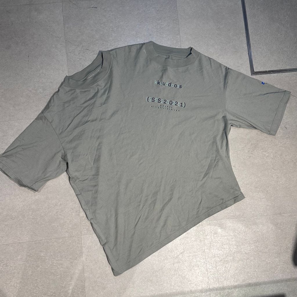 kudos クードス 21ss WE ARE HERE TOGETHER T-SHIRT 変形Tシャツ