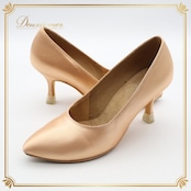 社交ダンス 衣装 スタンダード シューズ ピンク系 オレンジ系 SUPADANCE 靴 くつ ヒール レディース 無地 シンプル 光沢 上品 イングランド製 ダンス衣装 練習 レッスン イベント ステージ かわいい 明るい 華やか パーティー