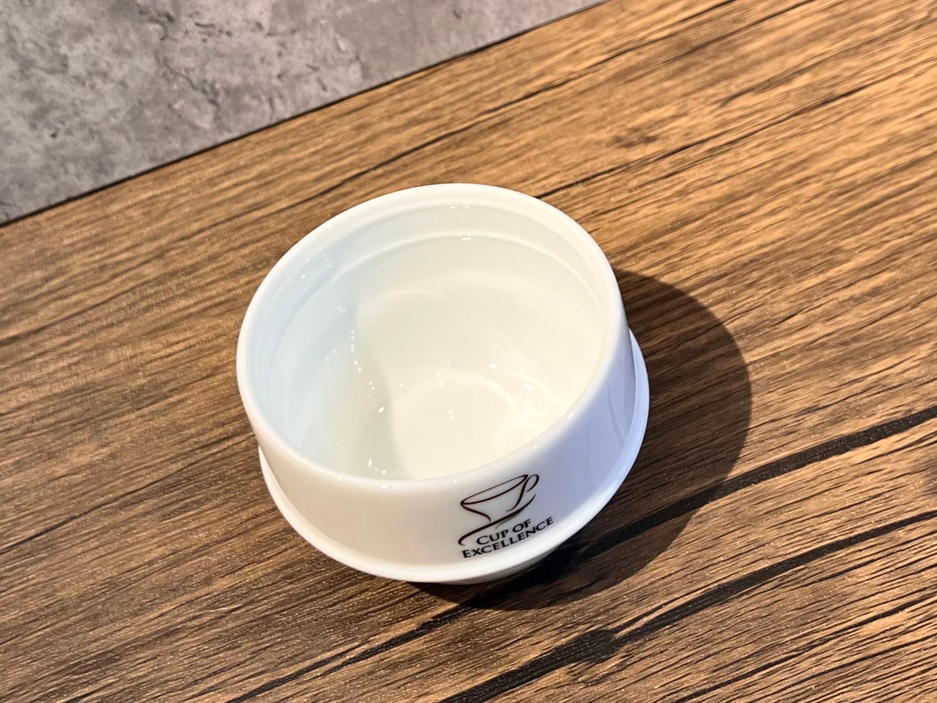 ORIGAMI カッピングボウル ホワイト COEロゴ入り | COFFEE LAB KOMAMEYA