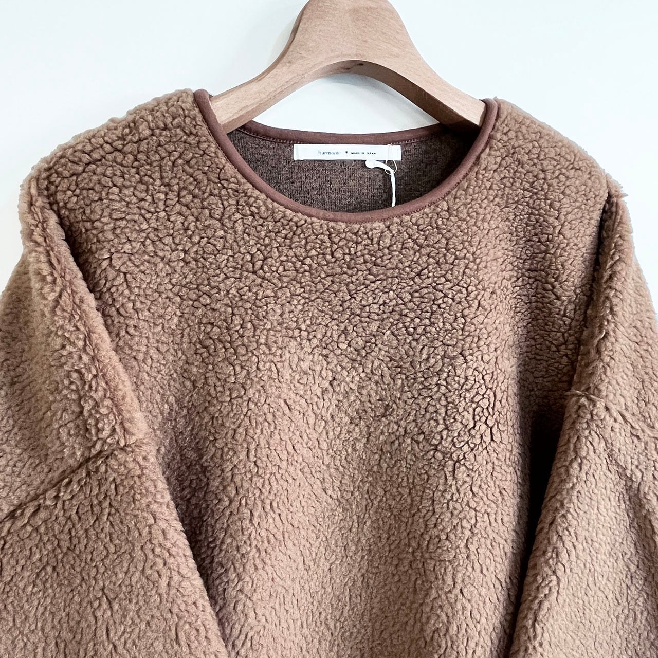 harmonie ( アルモニ ) ボア・ラウンド ビッグボアトレーナー harmonie ( アルモニ ) ボア・ラウンド ビッグボアトレーナー