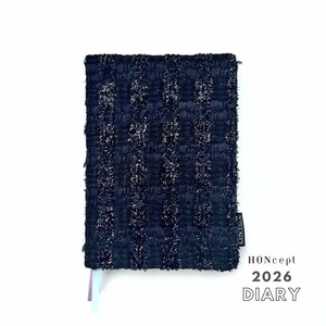【早期限定価格30％OFF】【2026ダイアリー】Diary LINTON（リントンツイード）生地使用　特別仕様シリーズ　ブラック