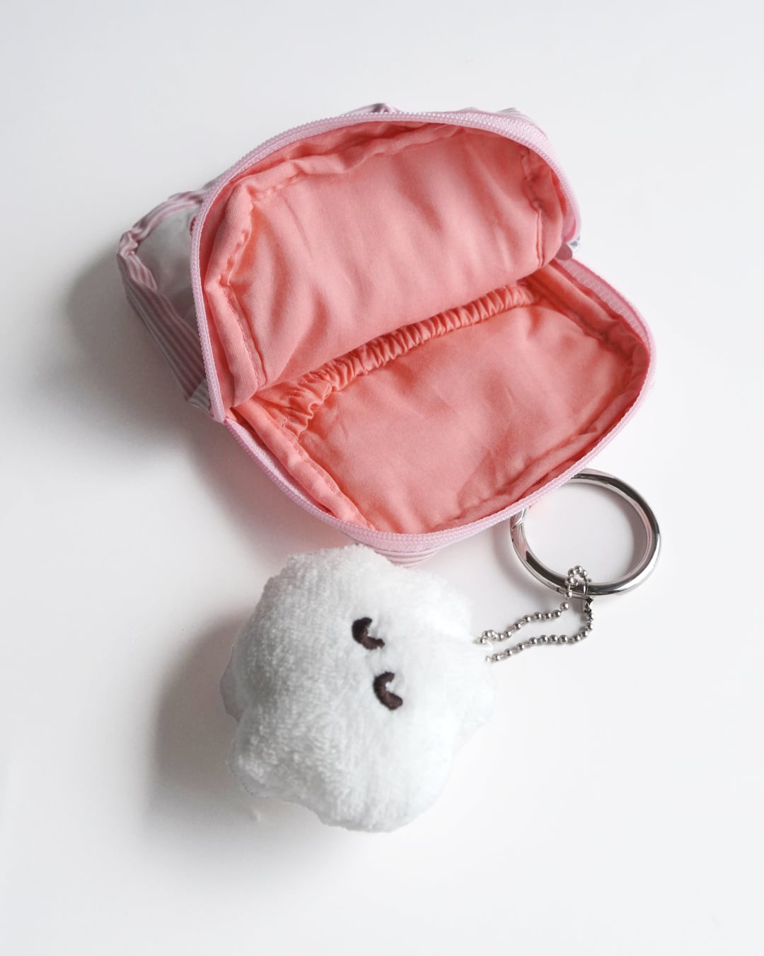 なでウサのお布団ポーチ/ピンク（MK-614） | もくもくちゃん公式