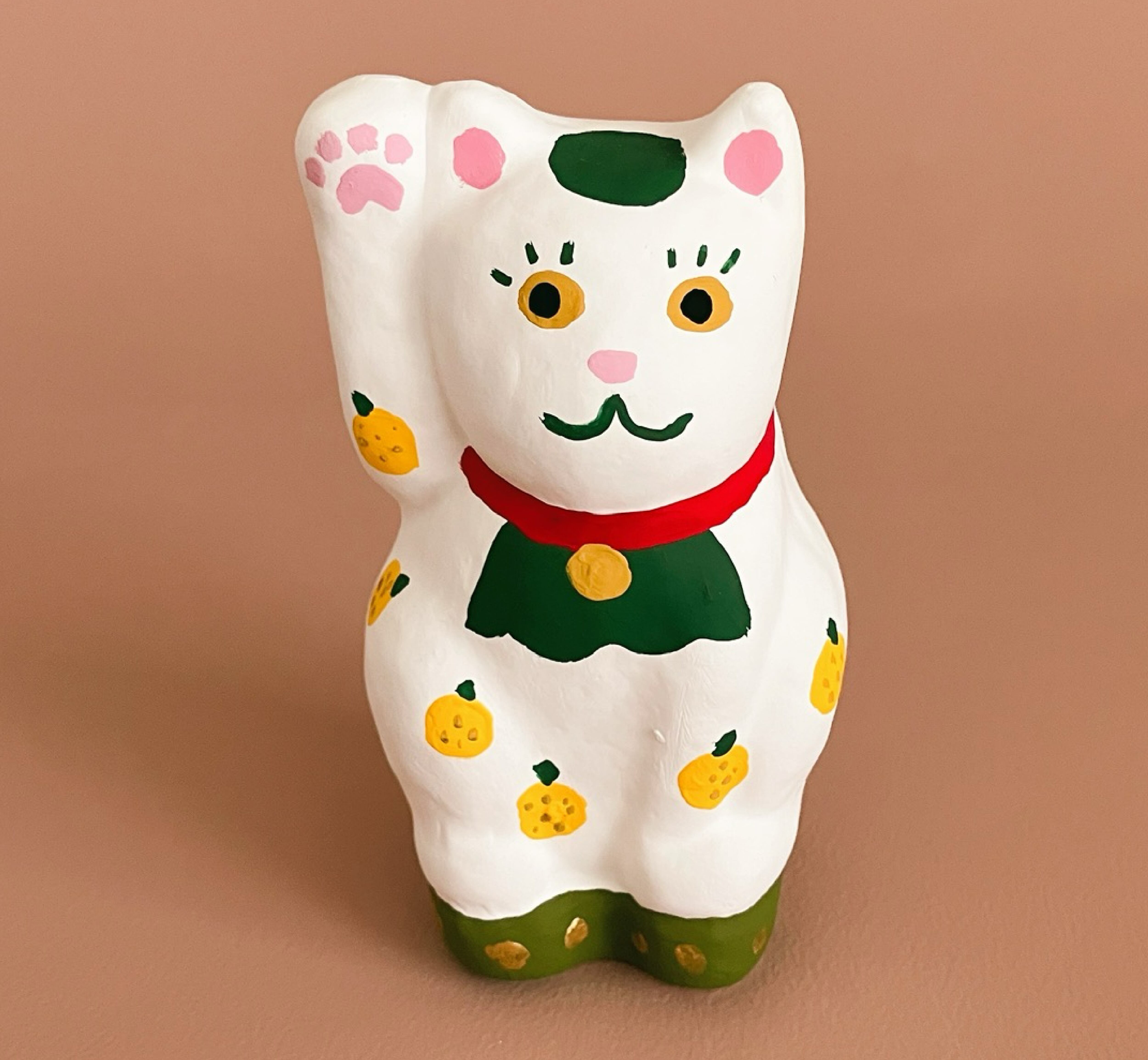 招き猫「ゆず・冷え知らず」