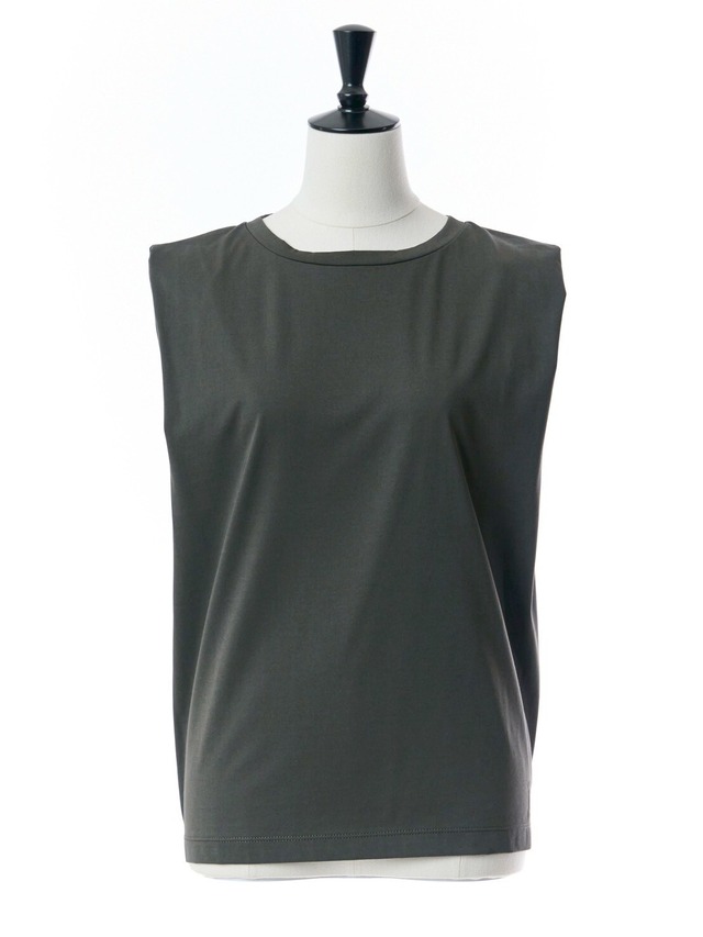 Tシャツブラウス(グレー)