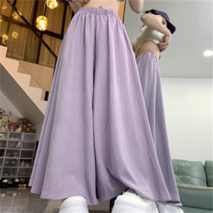 【送料無料】 ガウチョパンツ 6色 フレア Aライン ガウチョ パンツ ボトムス ロング マキシ ハイウエスト ウエストゴム 薄手生地 かわいい 大人可愛い 大人女子 綺麗 シンプル カジュアル 大人 おしゃれ お洒落 こなれ感 ラフ コンサバ 着痩せ レディライク 無地 夏 20代 30代 40代 レディース 女性用 ママ デート お出かけ 女子会 お呼ばれ 休日 お茶会 授業参観 着回し 普段使い ファッション コーデ スタイル 楽ちん 体型カバー プチプラ 定番 トレンド オーバーシルエット
