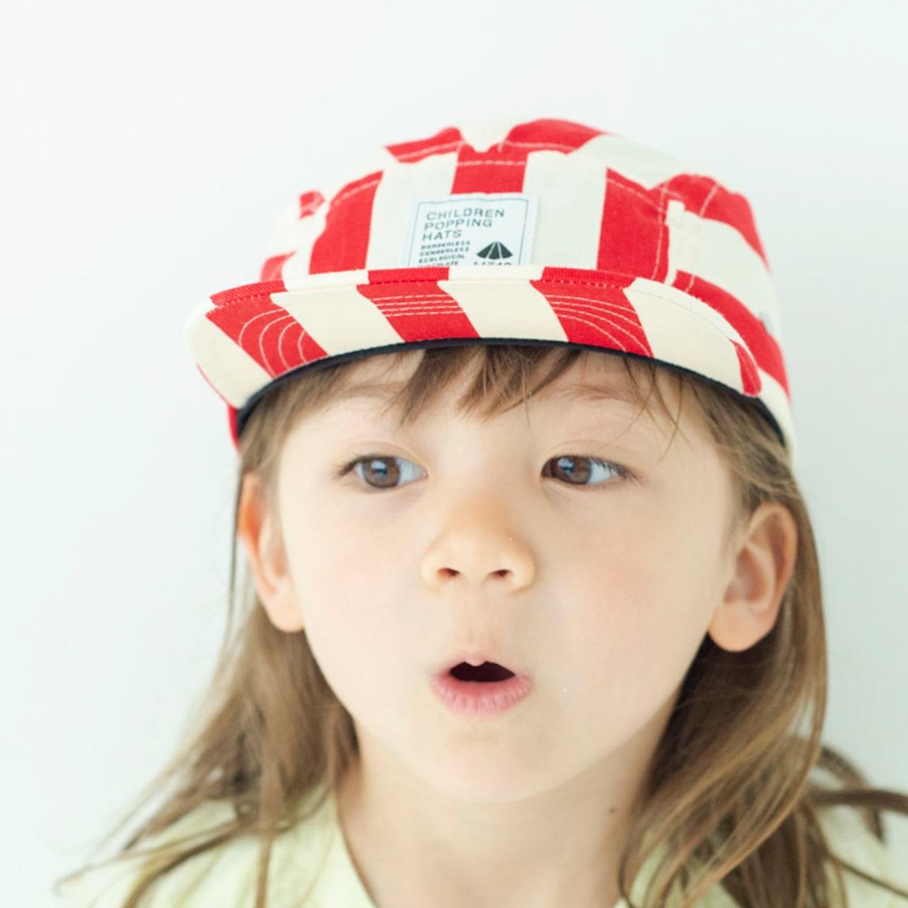 ジェットキャップ【ボーダーレッド】52cm 全13色 推奨年齢3歳〜7歳