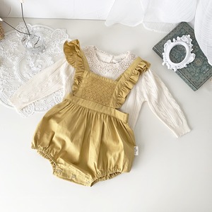 〈80-110size〉編み襟ニット