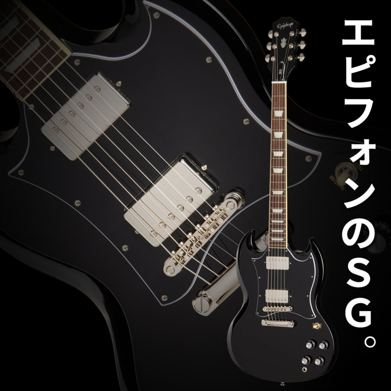 Epiphone SG Standard (Ebony) [EIGSGSEBNHR]