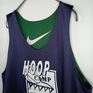 希少品　ナイキ　NBA　リバーシブル　タンクトップ　企業ロゴ　ネイビー　グリーン