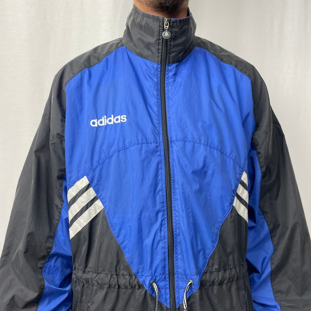 80年代 adidas アディダス ナイロン トラックジャケット メンズXL相当 