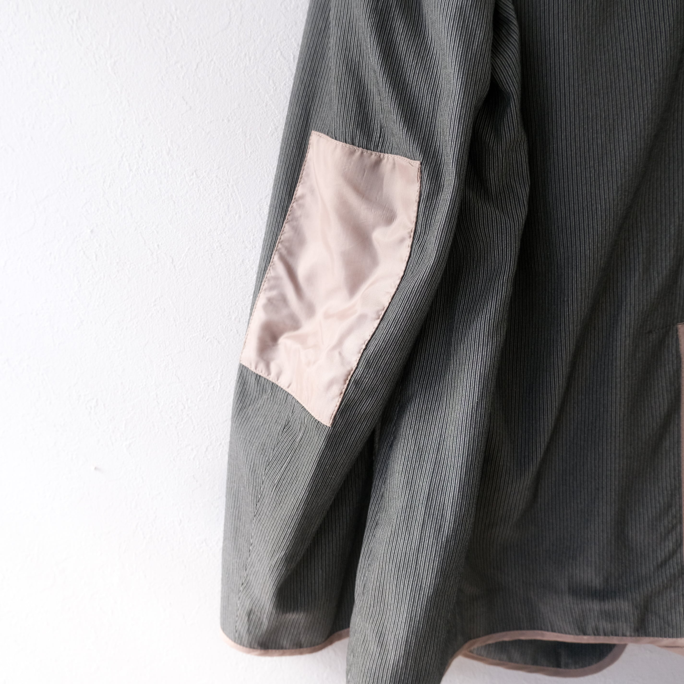 90s〜 “Emporio Armani” switching cotton × rayon tailored jacket